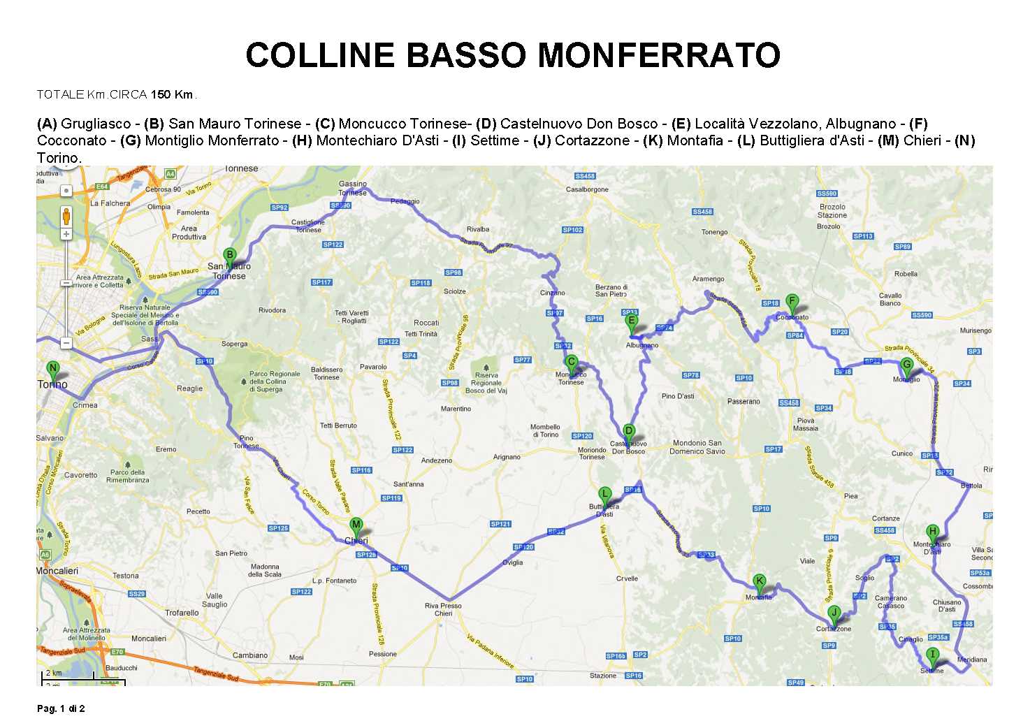 Colline Basso Monferrato 150 Km_1