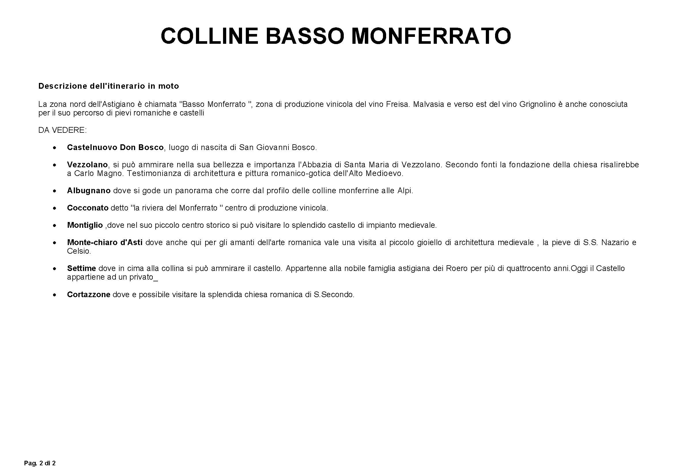 Colline Basso Monferrato 150 Km_2