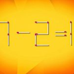 Dove spostare 1 fiammifero per correggere l’uglianza: un affascinante rompicapo